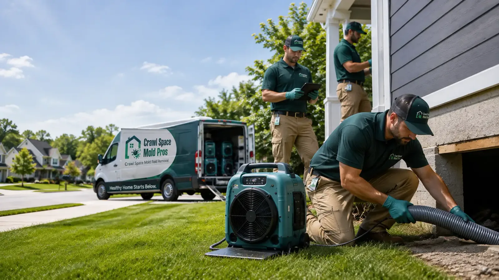 Crawl Space Mold Removal in Abbotsford, WI
